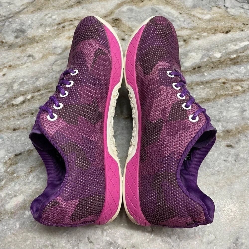 NOBULL purple camo trainers Men’s 8 Women’s 9.5